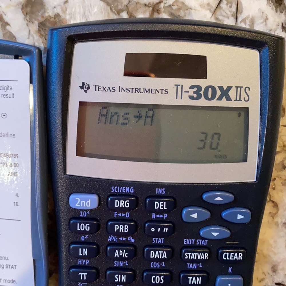 Texas Instruments TI-30XIIS - Picture 2 of 6